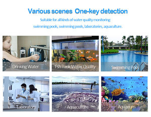 Günstiger Preis Hochpräzises 4-in-1 <span class=keywords><strong>pH</strong></span>-<span class=keywords><strong>Meter</strong></span> TEMP ORP H2 für Schwimmbad Hydroponik Wassertestung - Product Image 6
