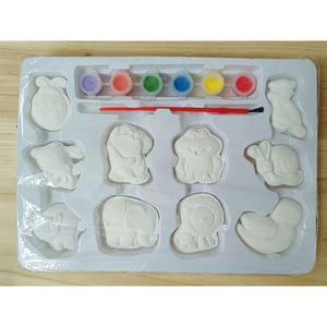 Juego de pintura de estilo de yeso para niños, arte de dibujo artesanal para niños de <span class=keywords><strong>3</strong></span> años, nuevo diseño - Product Image 2