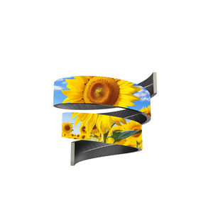 Écran LED flexible pleine couleur <span class=keywords><strong>Signalisation</strong></span> numérique P2.5 Écran LED double face souple IP54 HDR étanche - Product Image 1