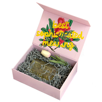 Boîte cadeau sur mesure en carton rigide, boîte magnétique mate, emballage de luxe, boîte cadeau pliable avec couvercle magnétique