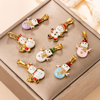 Pendentif Cœur Papillon en Nacre Plaqué Or 18K PVD pour Bracelet, Collier, Fabrication de Bijoux DIY, Cadeau Femme