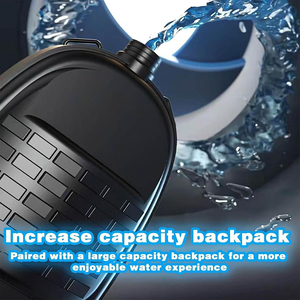 Pistola de Agua Eléctrica de Doble Cañón <span class=keywords><strong>Gatling</strong></span> para Exteriores, Gran Capacidad, Función de Burbujas, Material Plástico, EN71 - Product Image 6