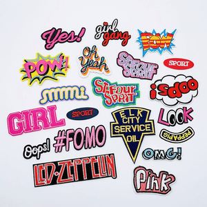 Écussons brodés personnalisés, badges, logos de marque, vente en gros, lettres thermocollantes pour vêtements - Product Image 1