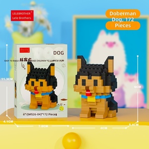 Set de Bloques de Construcción de Perrito Miniatura, Kit de Micro Ladrillos para Niños, Modelo de Animal para Armar, Juguete Educativo, Regalo para Niños y Niñas - Product Image 2