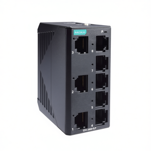 Moxa EDS-2008-ELP Switch Ethernet Industrial de 8 Puertos Sin Administración para Montaje en Riel DIN - Product Image 2