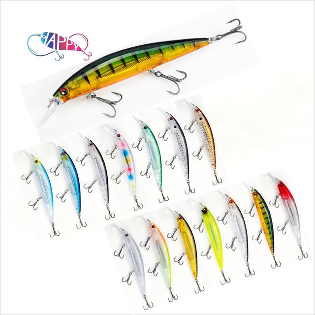 9/11cm Saltwater Lure Bait Fishing Gear 3D Simulated Eye High-precision 3X Reinforced Three Hooks Long-cast Submersible Minnow