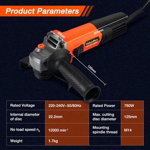ValueMax Customize or RTS 760W Corded Angle Grinding/Cutting Machine <b>Powerful</b> <b>Tool</b> - Product Image 5