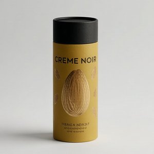 Tubo de Papel Personalizado para Envasado de Frutos Secos, Caja Cilíndrica Redonda de Grado Alimenticio para Almendras, Anacardos y Bocadillos - Product Image 1