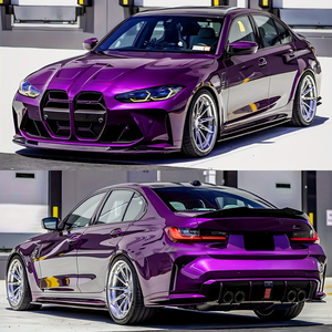 Pellicola Adesiva Cromata Viola per <span class=keywords><strong>Auto</strong></span>, Senza Bolle d'Aria, per <span class=keywords><strong>Interni</strong></span> ed Esterni, Specchietti Retrovisori - Product Image 3