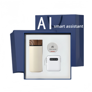Coffret Cadeau d'Entreprise de Luxe Personnalisable avec Haut-parleur IA, Batterie Externe et Tasse Isotherme – Logo Personnalisé – Idéal pour Cadeaux d'Affaires - Product Image 1