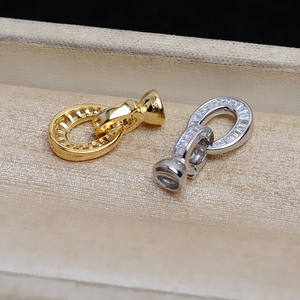 Collier rond en argent S925, bracelet et chaîne de pull, boucle JG5246, accessoire de bricolage et boucle de chapeau pour la fabrication de bijoux - Product Image 3