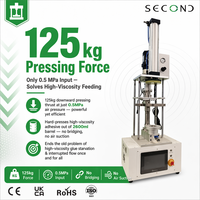 Système de remplissage et de scellement de colle de deuxième génération, solution de machine de remplissage 2600 ml, pompe à vis à plaque de pression à un seul barillet
