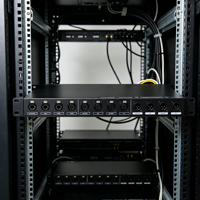 ST Active 4CH Audio Network Bridge Model ST-0801 1U Rack Mount Stage Box dengan Input Output XLR, Ethernet, dan CAN Link