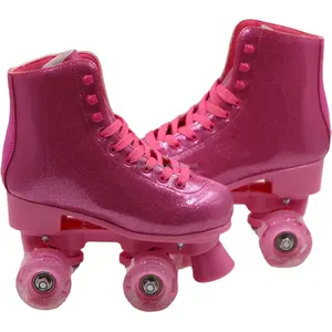 Wholesale Roller Skates with CE Report Export to USA with Pink Red Black Blue Color Have XL Size Carbon Purple White