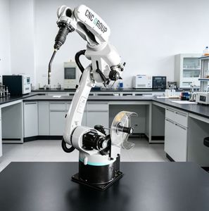 Bras robotisé industriel à 6 axes ; Équipement de soudage entièrement automatique ; Fonctionnement à haute vitesse et positionnement précis. - Product Image 1