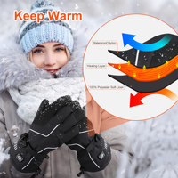 Gants chauffants pour l'extérieur, légers, rechargeables, pour soulager l'arthrite, confortables, anti-gel, pour l'hiver
