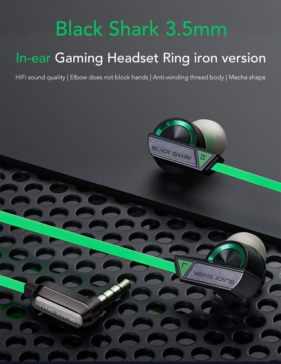 2021 Black Shark Earphone - Wired Gaming Headset with Mic