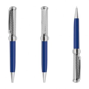 Bolígrafos de Metal con Logotipo Grabado Personalizado, Bolígrafos de Lujo en Dorado/Plateado/Azul para Regalos Promocionales de Negocios y Oficina - Product Image 5