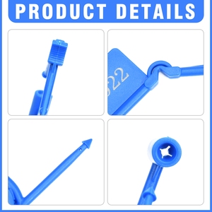 Z TOWER Plastic Security Padlock Seals <strong>Electric</strong> <strong>Meter</strong> Seals Numbered Security <strong>Tags</strong> - Product Image 6