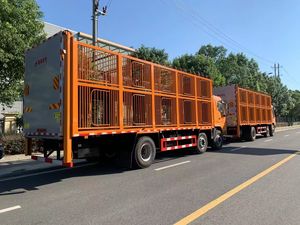 Overzee Op Maat Gemaakte Export 3-As 25 Ton Veetransportvoertuigen Voor Het Vervoer Van Varkens, Runderen, Schapen - Product Image 3