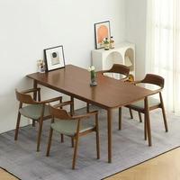 Chaise de style scandinave avec structure à mortaise et tenon, fauteuil de salle à manger avec dossier, chaise de salle à manger en PU et bois