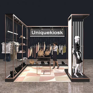 <span class=keywords><strong>Niño</strong></span> tienda Interior diseño de lujo, diseño de la tienda de ropa de bebé del Gabinete de exhibición de madera de alta calidad ropa de niños tienda - Product Image 2