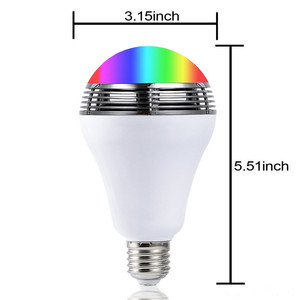 Âm Thanh Cao Chất Lượng Giá Rẻ Giá Led Bóng Đèn Đảng Nhà Bầu Không Khí Trang Trí Đèn Thông Minh RGB Âm Nhạc Nhịp Điệu Đèn Với Loa - Product Image 4