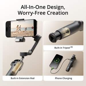 <span class=keywords><strong>Osmo</strong></span> cep 7/7P Gimbal sabitleyici aksesuarları için iPhone Android yerli izleme 3-Axis telefon Gimbal hızlı lansmanı OneTap düzenleme - Product Image 5