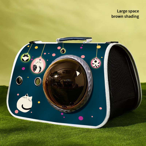 New <b>Foldable</b> Cat Bag Is Hand-held <b>Backpack</b> with Shoulder Strap and a <b>Backpack</b>-shaped Design - Product Image 6