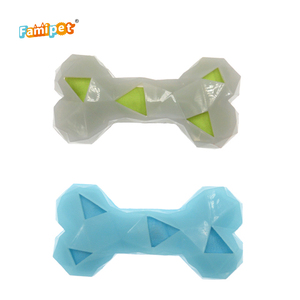 Altamente recomendado venta al por mayor buena calidad TPR hueso perro juguetes de peluche - Product Image 4