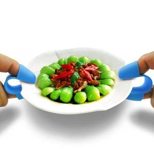 Silicone Oven Mitts Heat Resistant Pinch Grips Finger Protectors <b>Pot</b> <b>Holder</b> Non-slip Waterproof Dishwasher Safe -40C to 230C - Product Image 2