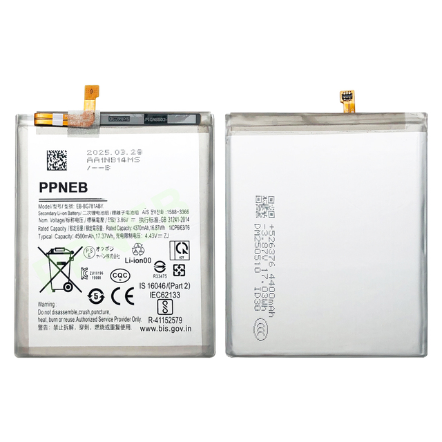 Factory Digital Battery for Samsung Galaxy A52 5G Replacement Batteries 4500mah EB-BG781ABY