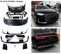 Kit de Conversión de Parachoques Delantero Estilo S8 D5 PA con Rejilla y Difusor para Audi A8 S8 D5 2018-2023, Actualización para Autos A8 2018-2023 a Modelo 2025+