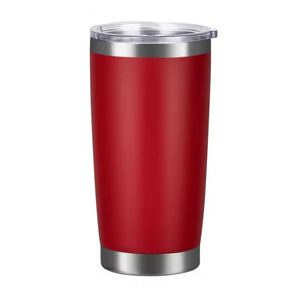 Navy Blue <b>Cup</b> Mug 20Oz Stainless Steel Insulated Double Wall Vacuum Powder Coated Matte BPA Free <b>Reusable</b> ASM25 - Product Image 3