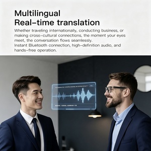 Gafas inteligentes M01Pro IP68 con altavoz de <span class=keywords><strong>audio</strong></span> abierto, llamadas Bluetooth, música, asistente de voz y traducción en tiempo real, más vendidas. - Product Image 4
