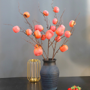 Branches de fruits de grenade simulées, décorations artificielles pour la maison, accessoires de mariage, ornement de fleurs en soie de 10cm-30cm - Product Image 3