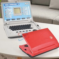 Samtoycn Ordinateur portable jouet éducatif pour enfants avec 20 fonctions de simulation, écran LED et apprentissage précoce de l'anglais