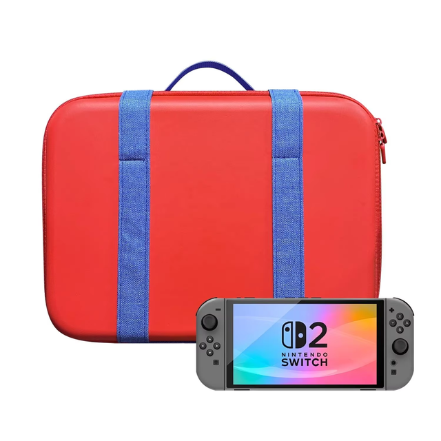 Nintendo Switch 2 Game Console Portable Travel Storage Case Zipper Waterproof EVA Hard Shell Large Capacity Protective Dustproof