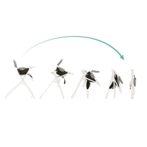 <span class=keywords><strong>Chaise</strong></span> haute portable multifonctionnelle réglable en plastique et métal pour bébé, mobilier enfant pliable, <span class=keywords><strong>rehausseur</strong></span> - Product Image 5