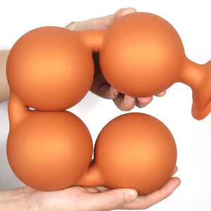 Boules anales géantes en silicone liquide de 9 cm, gros plug <span class=keywords><strong>anal</strong></span>, masseur de prostate, jouets sexuels pour adultes pour hommes et femmes - Product Image 1