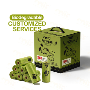 Sacs à déjections pour animaux de compagnie biodégradables, écologiques, personnalisables, vente en gros d'usine, livraison gratuite - Product Image 1