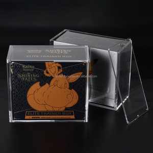 Boîte <span class=keywords><strong>de</strong></span> protection en acrylique ETB pour Elite Trainer Box Pokemoned, boîte <span class=keywords><strong>de</strong></span> présentation en acrylique ETB, fermeture magnétique, protection UV - Product Image 2