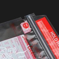 Sacs de cuisson en plastique transparent de qualité alimentaire, résistants à la chaleur, avec fermeture à glissière, pour micro-ondes, rôtissage et cuisson à la vapeur