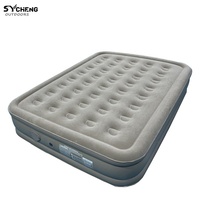 Matelas de camping gonflable personnalisé en PVC, lit d'air auto-gonflable avec pompe électrique intégrée pour la randonnée