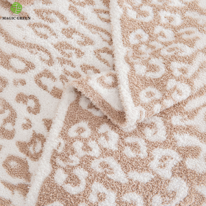 Magic Green Nhiều màu sắc Chăn ném da báo Chăn mềm mại ấm cúng cho giường sofa Trang trí nhà cửa - Product Image 1