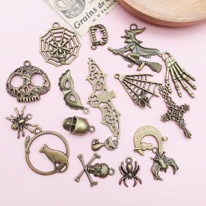 Pendentif Halloween explosif alliage bricolage accessoires pendentif Bracelet en Bronze ancien - Product Image 6