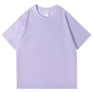 เสื้อยืดผู้ชายสีดำล้วน ผ้าฝ้าย แขนสั้น คอกลม ทรงปกติ สีพื้น ผ้าถักลำลอง - Product Image 4