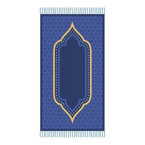 CHAKME Custom Memory Foam Printable Microfibre Prayer Mat For Muslim Prayer Custom Low Moq