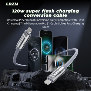 120W Đa-Giao Thức Nhanh Chóng Sạc Cáp Phổ Cáp Dữ Liệu Với Scp Pd3.0 Qc4.0 Đối Với iPhone Đối Với Samsung MacBook Máy Tính Xách Tay - Product Image 5