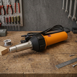 Pistola de Calor Industrial de 1600W, Pistola de Soldadura de Plástico con Temperatura Ajustable, Antorcha de Aire Caliente para Soldar PVC, Pisos de PVC y Tableros de PP - Product Image 5